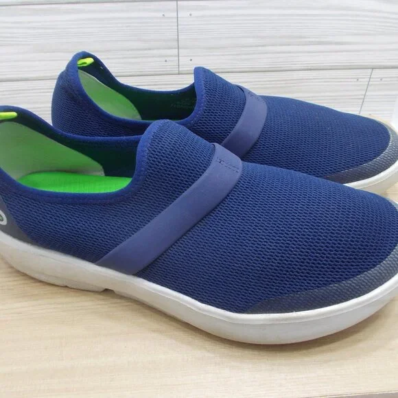 OOFOS OOMG EEZEE Navy Blue Slip On Shoes Women 10 EU 41 - Picture 3 of 5